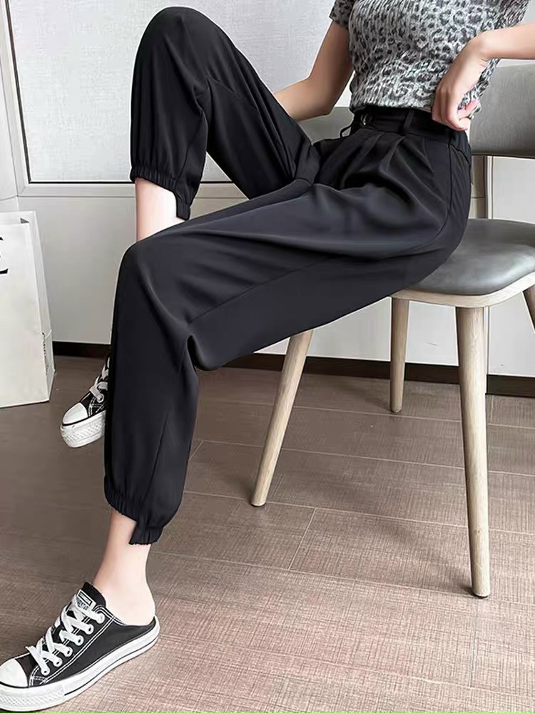 Quần baggy nữ , Quần baggy gấu lệch Vải tuyết Mưa cao cấp , phối đồ sang chảnh , giá hấp dẫn , hỗ trợ ship - Thời trang nữ Keni