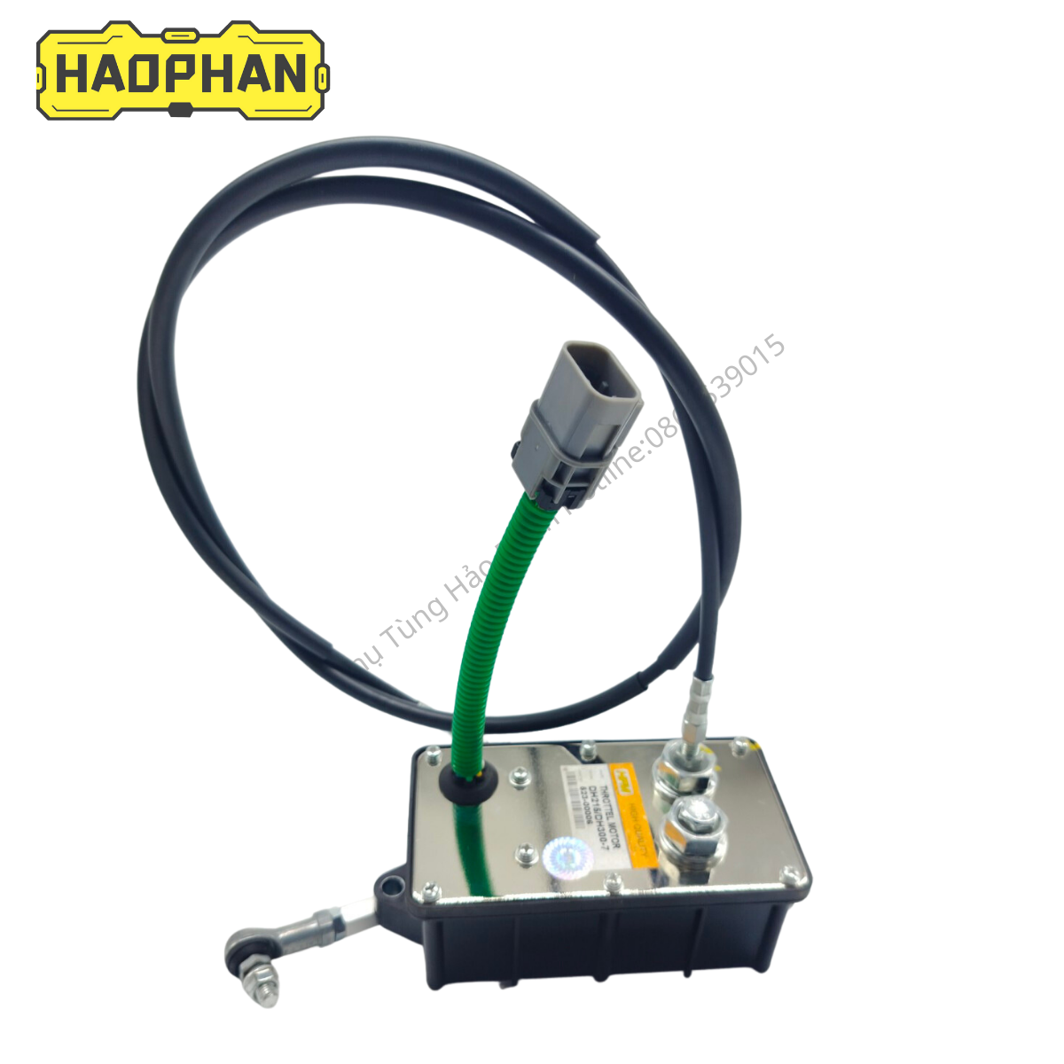 Mô tơ ga dh215/dh225/dh300-7/523-00006 vuông dây ngắn, hàng hpm- bảo hành 6 tháng