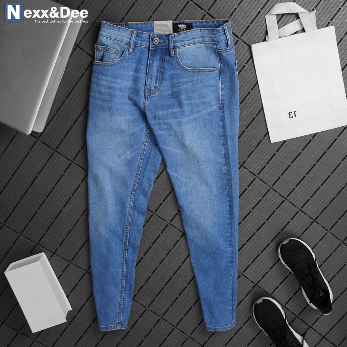 Quần Jean nam , quần bò nam form xuông hàng vnxk cực đẹp QJ01