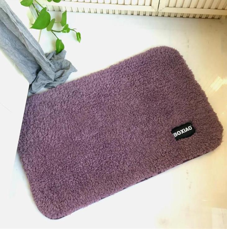 THẢM LAU CHÂN LEN SIÊU THẤM CAO CẤP (Nhiều màu) - [ Thảm lau chân siêu thấm thảm chùi chân thảm lông thảm chân]