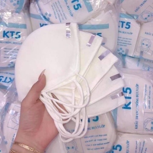 Combo 10 khẩu trang KT5 lọc bụi mịn cao cấp