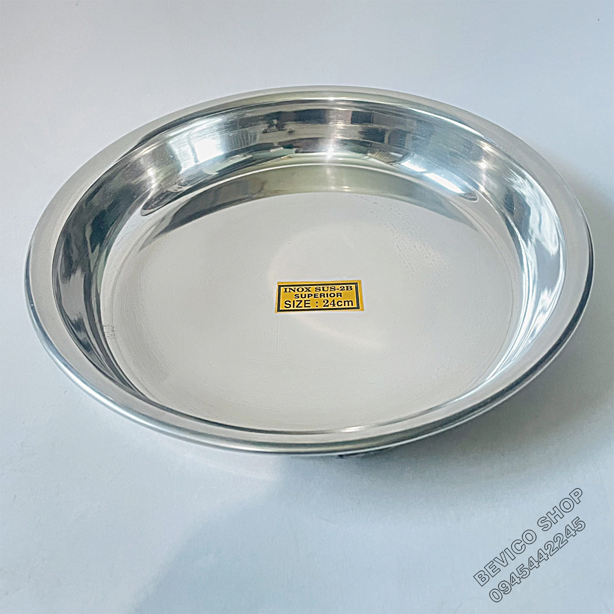 Khay inox 304 tròn | bơ inox