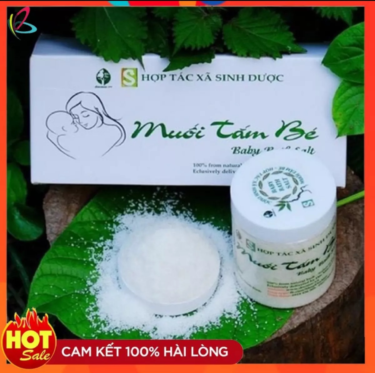 muối tắm bé sinh dược độc mộc, muối tắm độc mộc sinh dược, muối tắm bé thảo dược