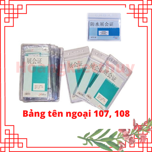 Combo 3 cái bảng tên zipper 107 , 108