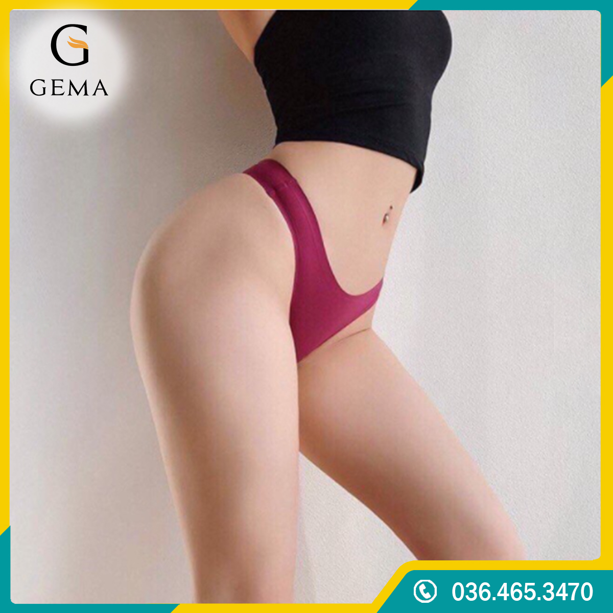 Quần lọt khe đúc su mịn mát, Quần lót nữ lọt khe siêu Sexy không lộ viền