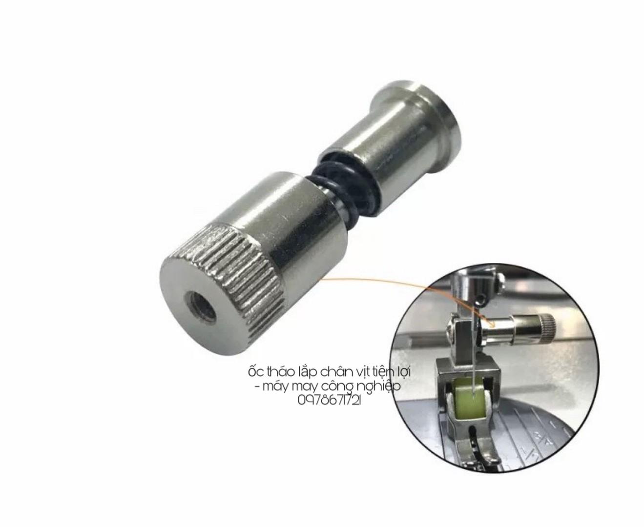 ốc tháo lắp chân vịt tiện lợi - máy may công nghiệp