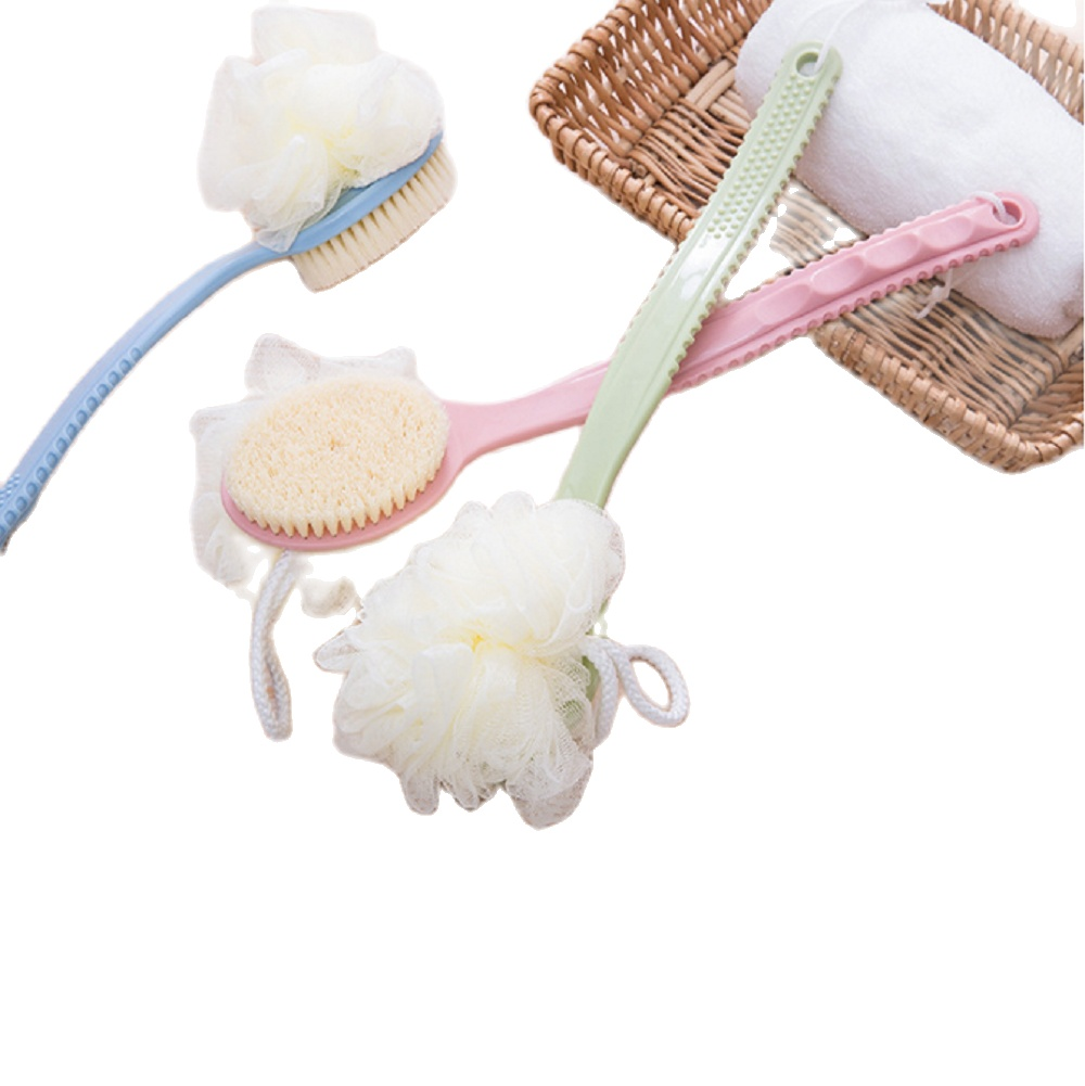 BÀN CHẢI TẮM  CHA LƯNG CÁN DÀI KÈM BÔNG TẮM ) -  BÀN CHẢI CỌ LƯNG CÁN DÀI - THIẾT BỊ CHĂM SÓC CƠ THỂ - BÔNG TẮM CÁN DÀI KÈM BÀN CHẢI KỲ LƯNG VÀ TẨY TẾ BÀO CHẾT CHO CƠ -ban chai cha lưng - bàn chải vệ sinh - bong tam