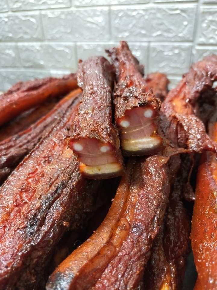 1kg Ba chỉ hun khói - Đặc sản Tây Bắc thơm ngon