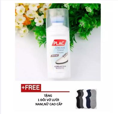 [HCM]Chai Nước Tẩy Trắng Giày Dép Túi Xách PLAC + Tặng 1 đôi vớ lười nam nữ