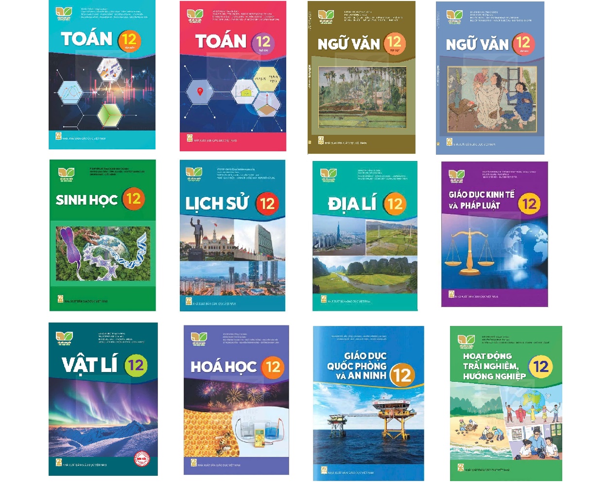 Sách - Bộ 12 cuốn sách giáo khoa lớp 12 (Kết nối tri thức) + bán kèm 1 quyển vở