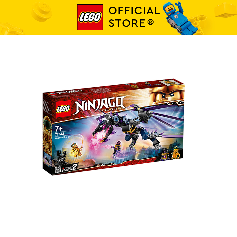 Đồ Chơi Lắp Ráp - LEGO NINJAGO 71742 Rồng Đen Của Chúa Tể Overlord ( 372 Chi tiết)