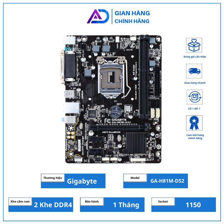 Mainboard h81 gigabyte, asus, asrock socket 1105 bo mạch chủ máy tính chính hãng giá rẻ hàng đẹp chất lượng cao