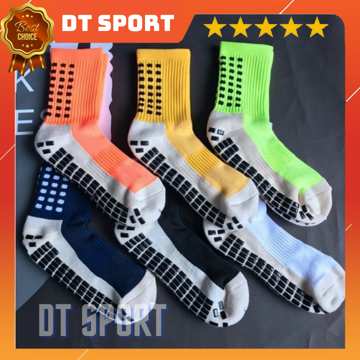Tất thể thao chống trơn, vớ thể thao trống trơn nam nữ phụ kiện thể thao dt sport pk02