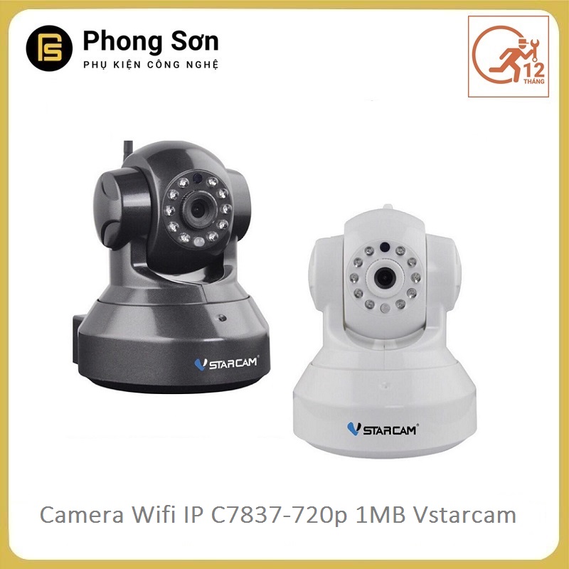 Camera wifi ip c7837 720p vstarcam