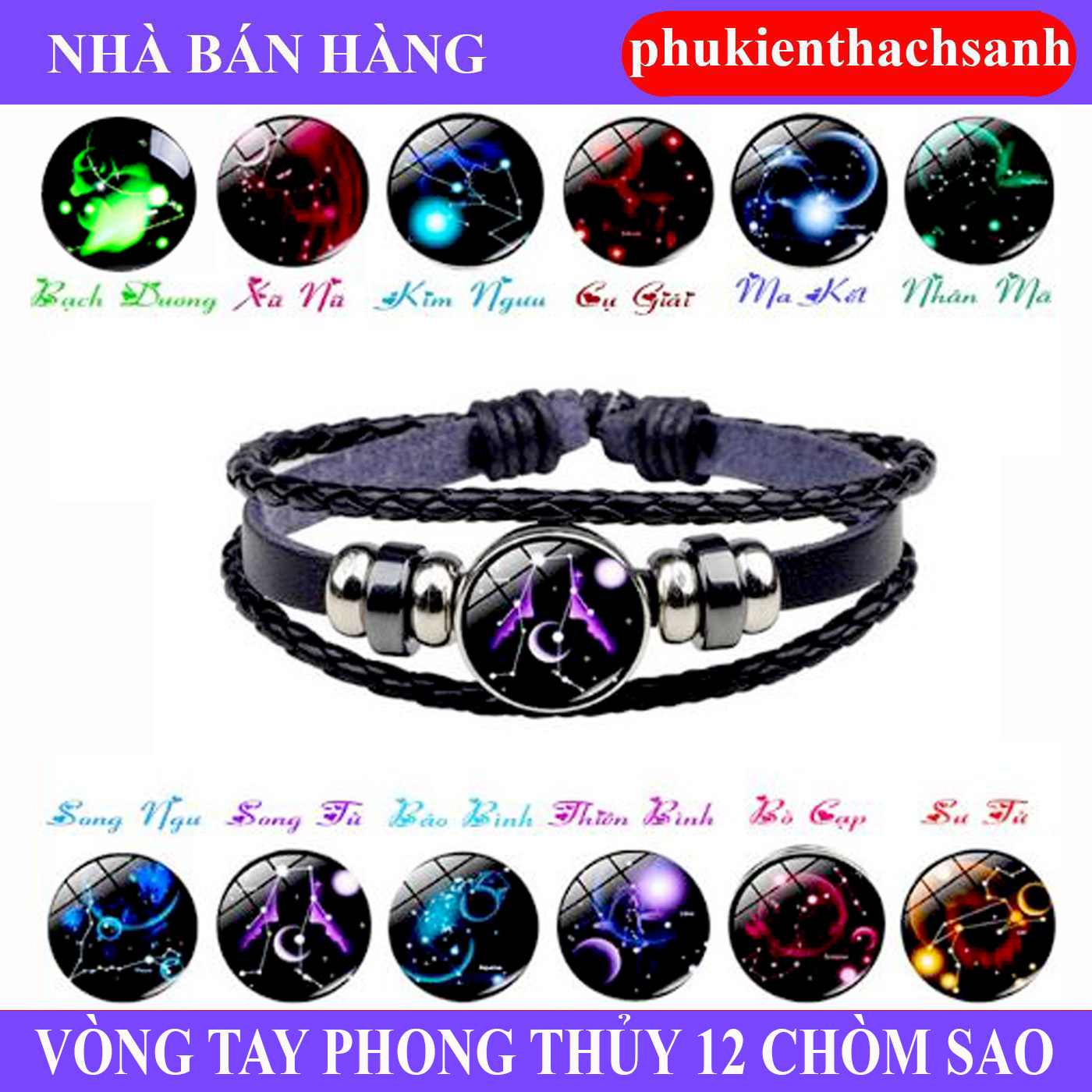 Vòng tay mật ngữ 12 chòm sao  vòng tay nam nữ đẹp  vòng tay gắn kết tình bạn và tình yêu