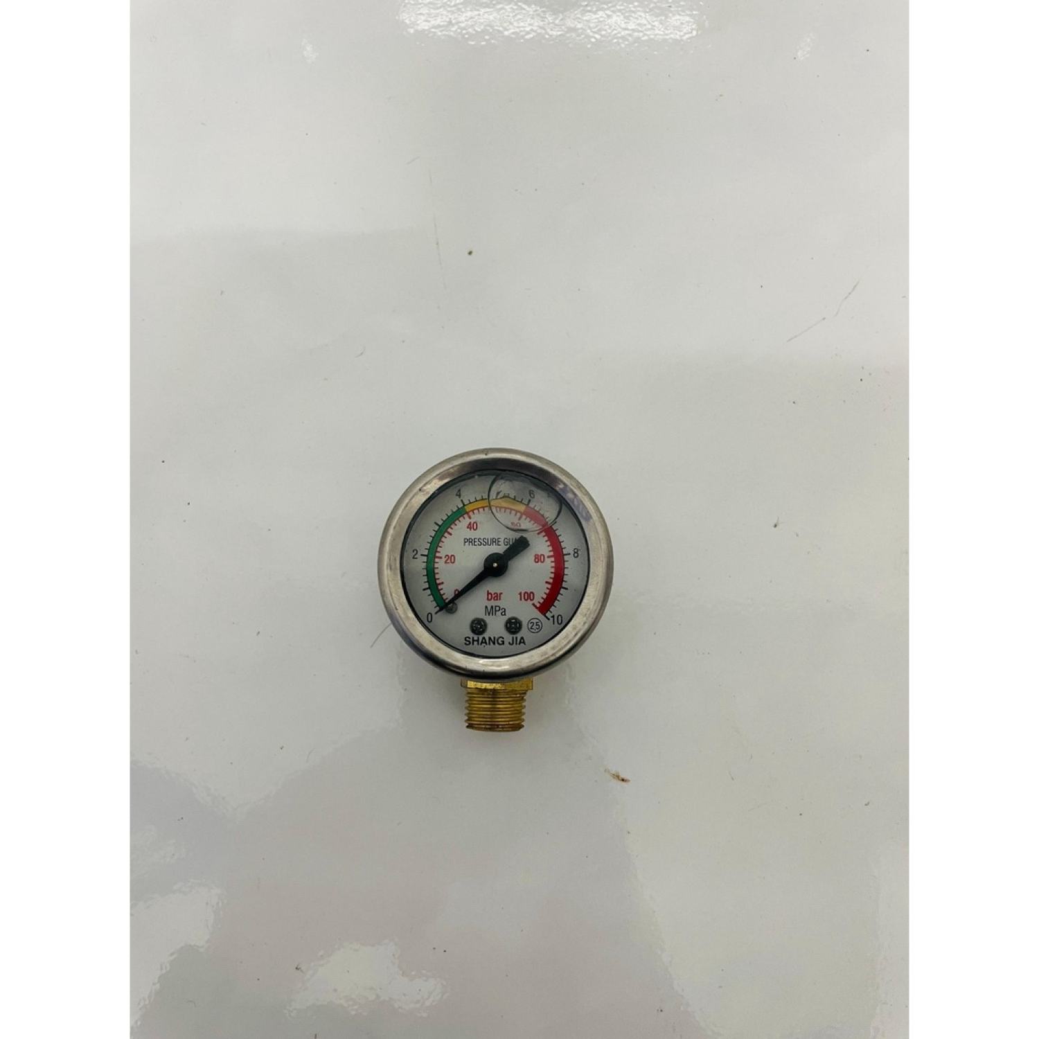 Đồng hồ áp đầu rửa xe - đo áp lực đầu rửa xe chân thau 13mm