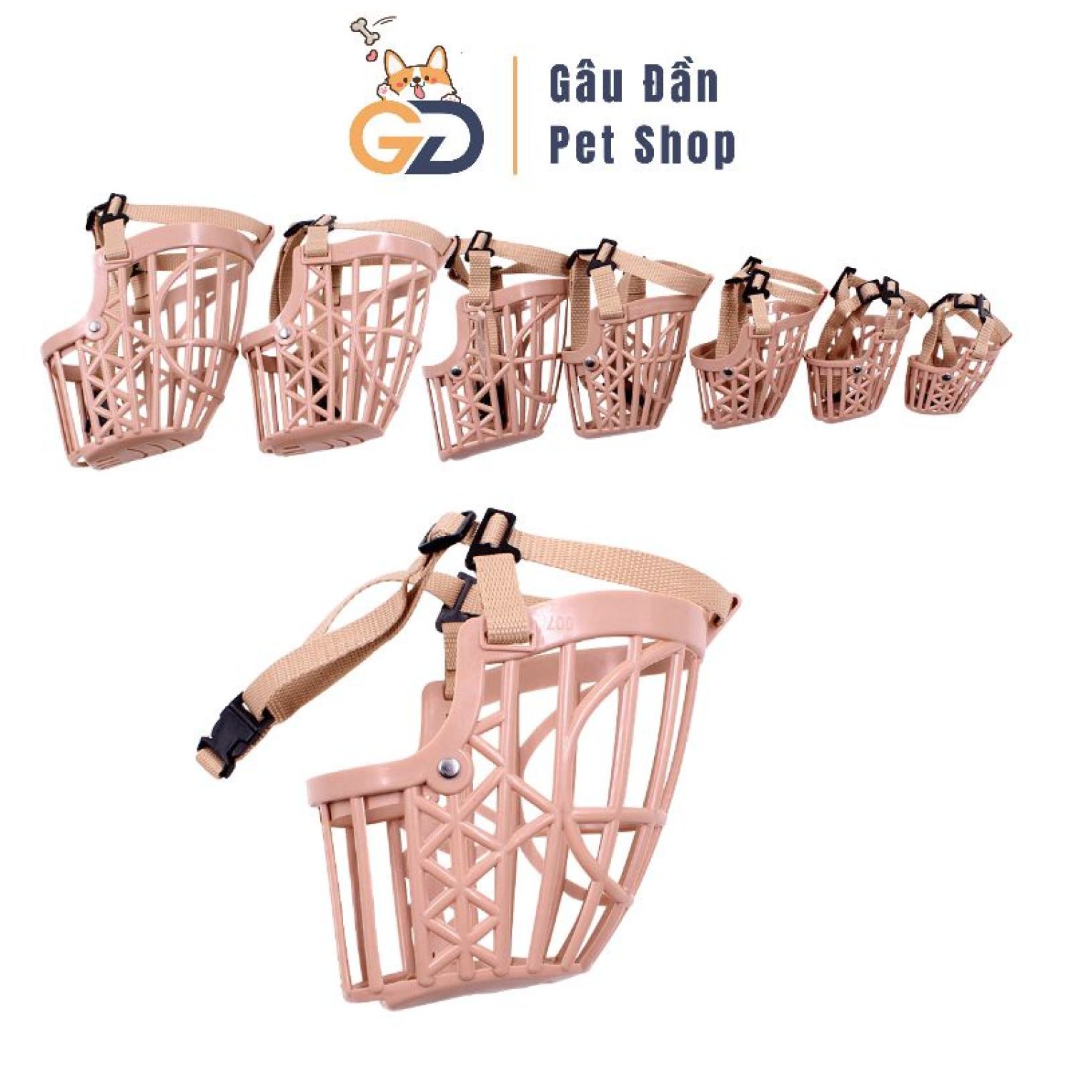Rọ mõm chó mèo - rọ mõm chống cắn cho chó mèo