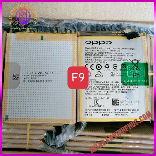 Pin oppo f9 / oppo r17 / realme 2 pro / blp681,dung lượng 3500mah / bảo hành 12 tháng - mbvp.com