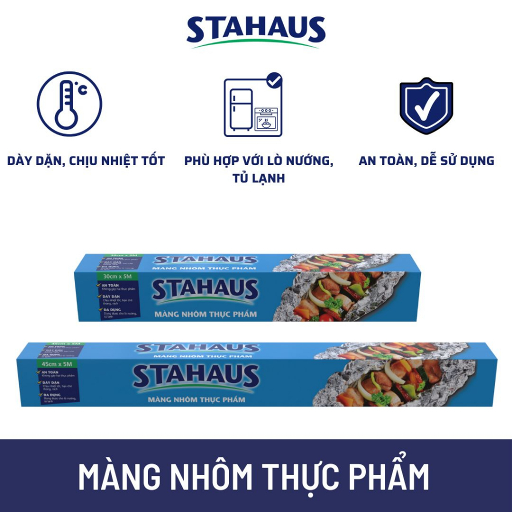 Màng nhôm thực phẩm stahaus