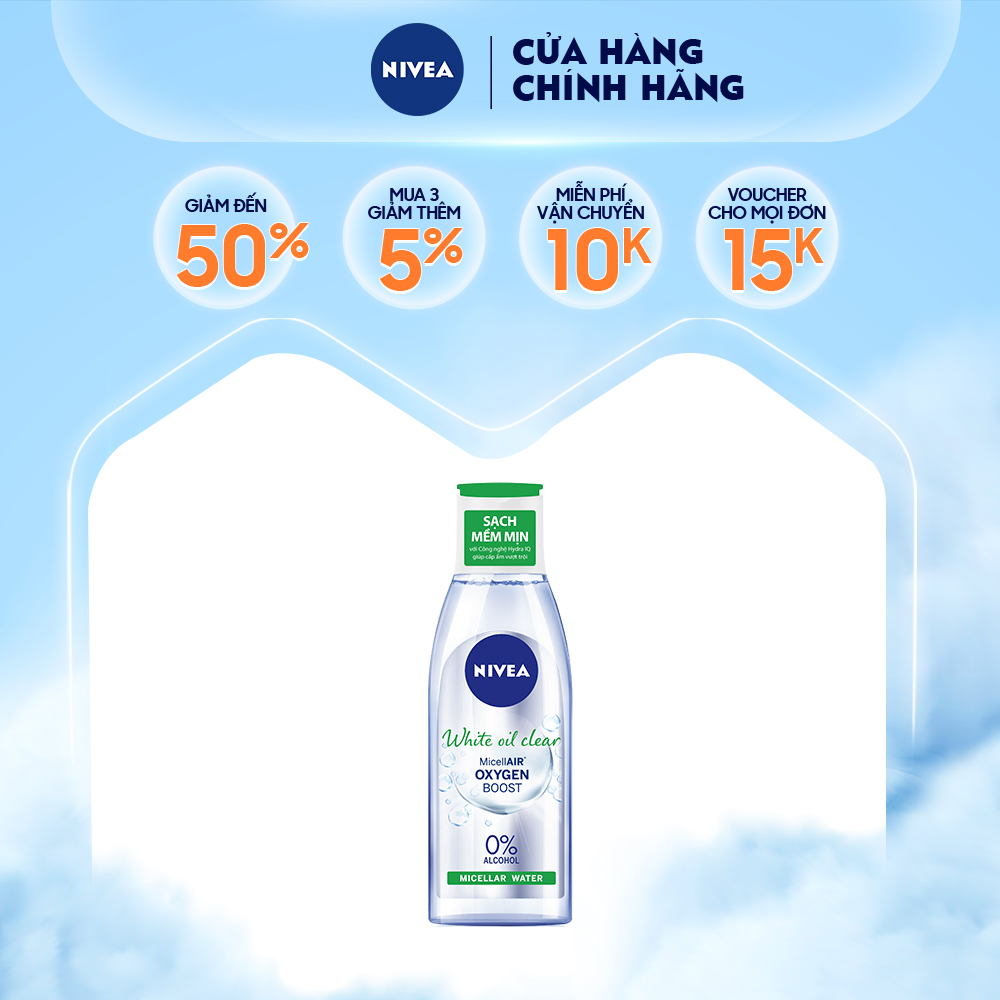 Nước Tẩy Trang Kiểm Soát Nhờn Mụn Nivea Micellar Water 200ml - 86609