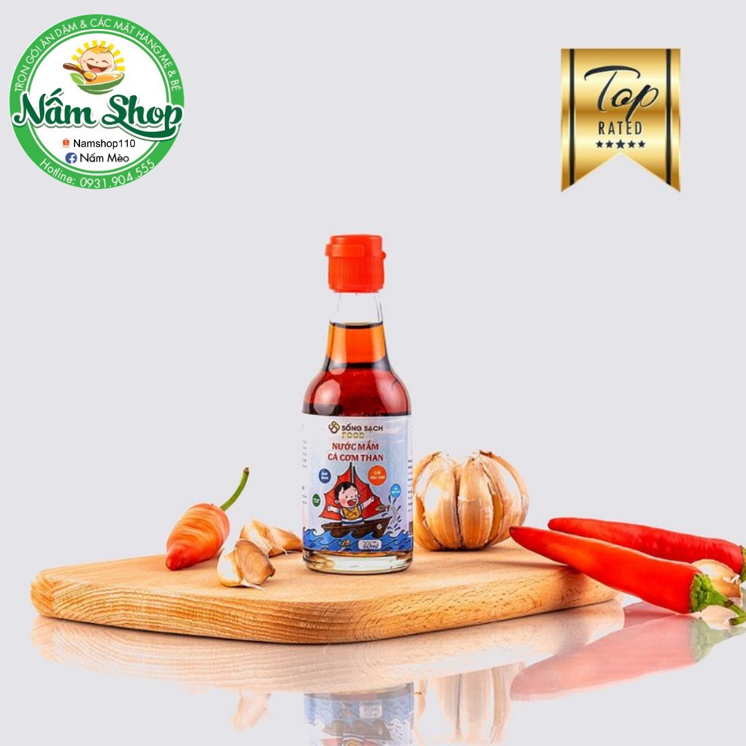 Nước mắm cho bé ăn dặm/ Nước mắm cá cơm than sống sạch Food