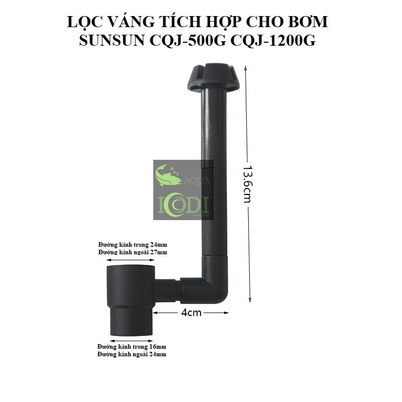 Lọc váng cho máy bơm sunsun cqj-500g cqj-1200g