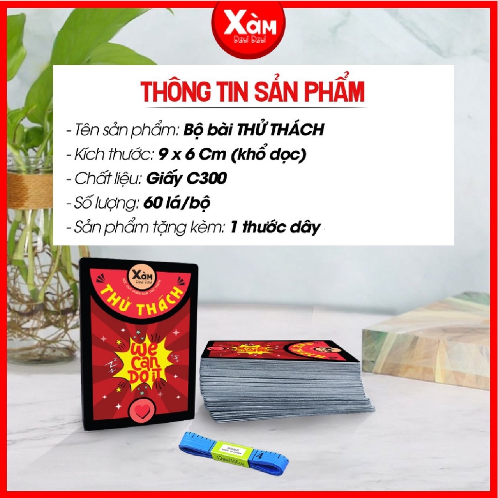✻❆ Bộ bài thử thách 60 lá board game bản đặc biệt bài drinking game dành cho team chuếnh choáng thích nốc out