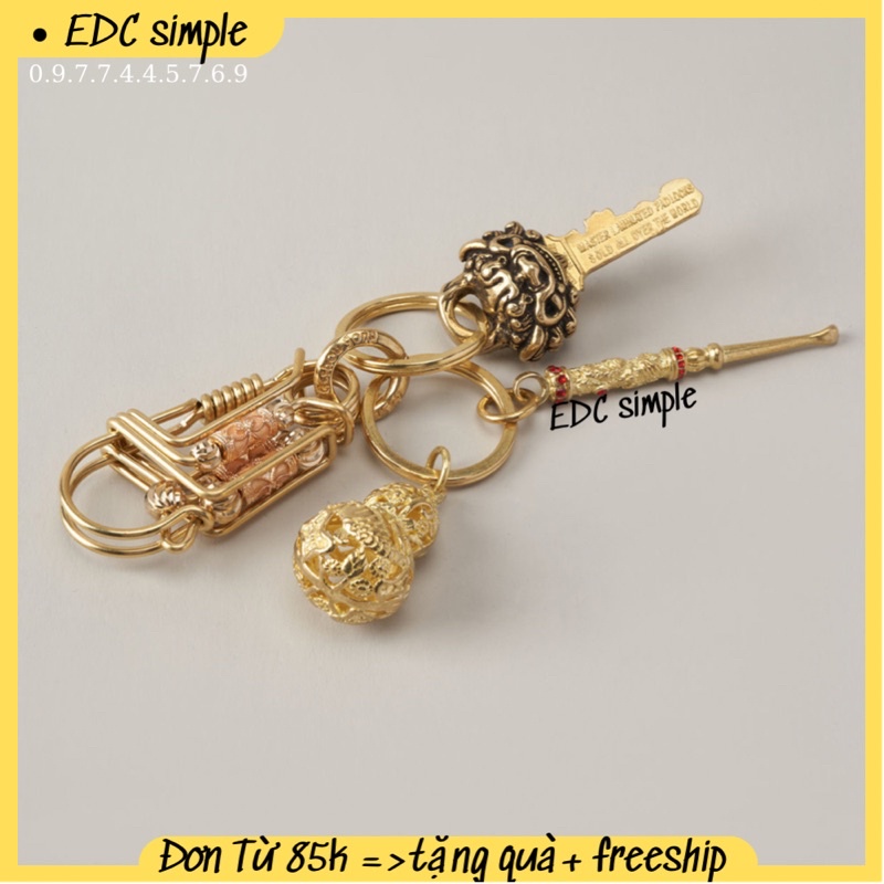 Móc khoá tỳ hưu vàng ngậm ngọc cao cấp phong thuỷ cầu bình an may mắn . Vua móc khoá độc lạ là khác biệt