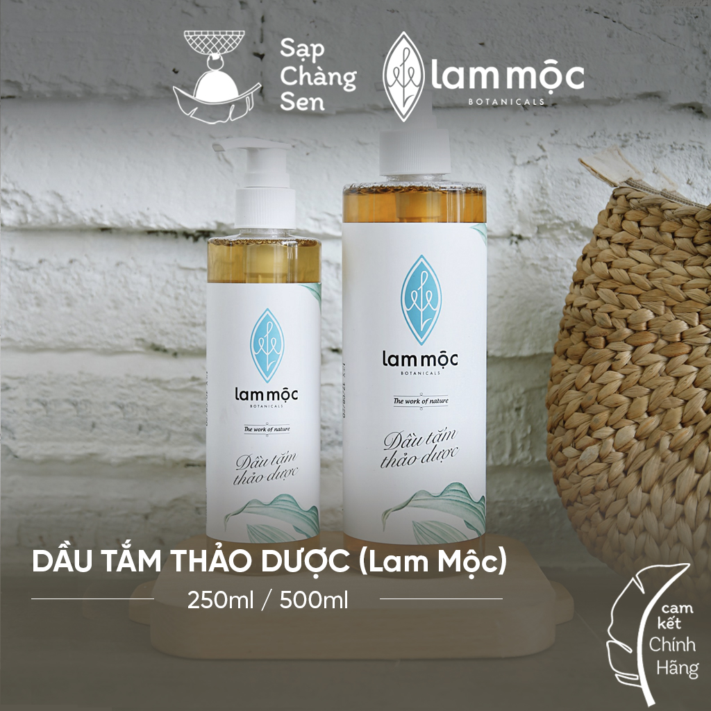Dầu tắm thảo dược Lam Mộc