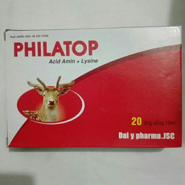 PHILATOP đạm ống hộp 20 ống thủy tinh- giúp bồi dưỡng cơ thể  kém ăn, suy dinh dưỡng, gười mệt mỏi mới ốm dậy, người sau sinh cần bồi bổ sức khỏe
