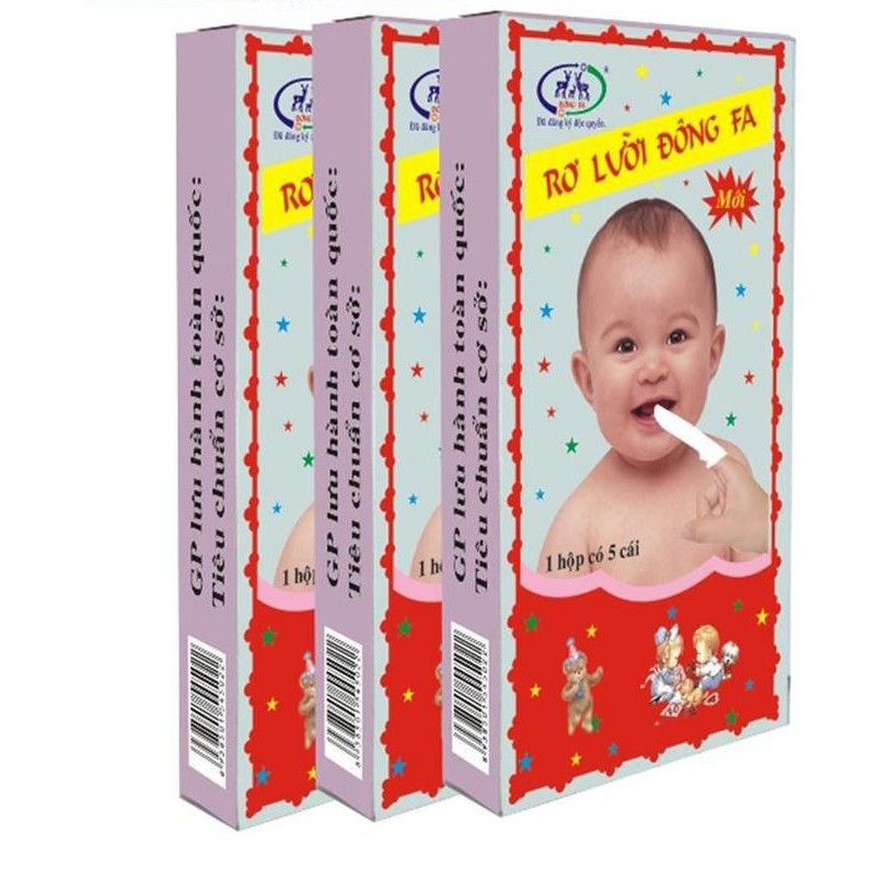 Rơ lưỡi đông fa 10 hộp cho bé