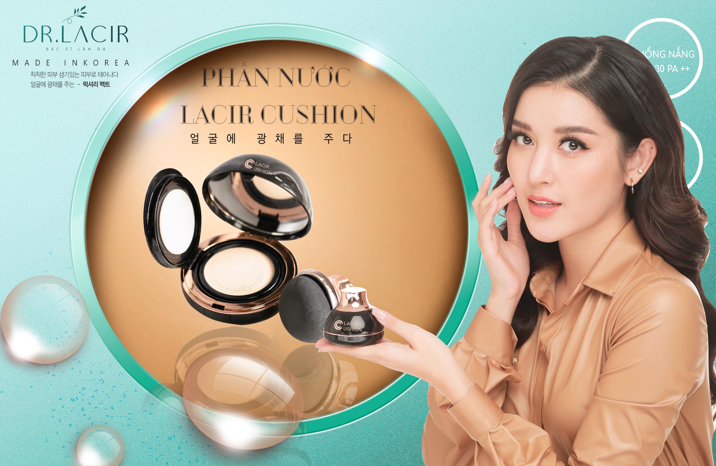 [HCM]Phấn Nước Trang Điểm Hàn Quốc Dành Cho Da Ngâm Hàng Chính Hãng Dr Lacir