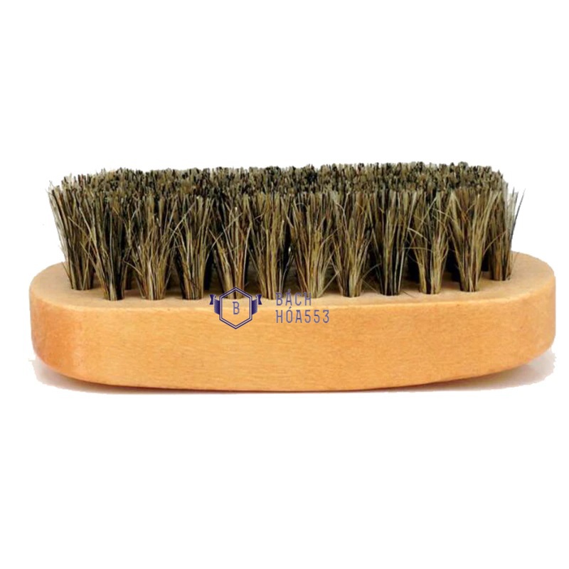 Bàn chải đánh giầy lông heo cán gỗ sồi - Bàn chải đánh giầy - Bản chải vệ sinh giày - Dụng cụ làm sạch giày KL896