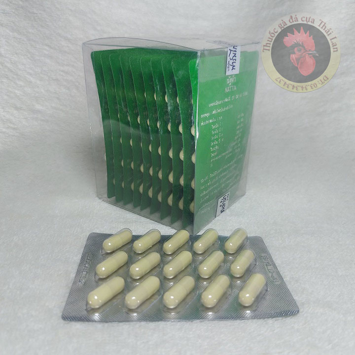 Natta Đặc trị gà đá chậm tiêu chướng diều (1 vĩ 15 viên) thuốc gà đá , thuốc gà chọi , gà cựa