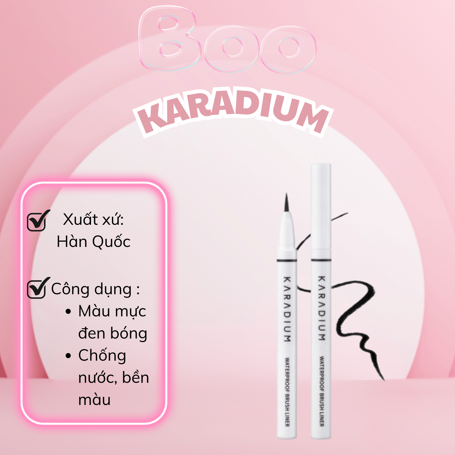 Bút kẻ mắt nước Karadium