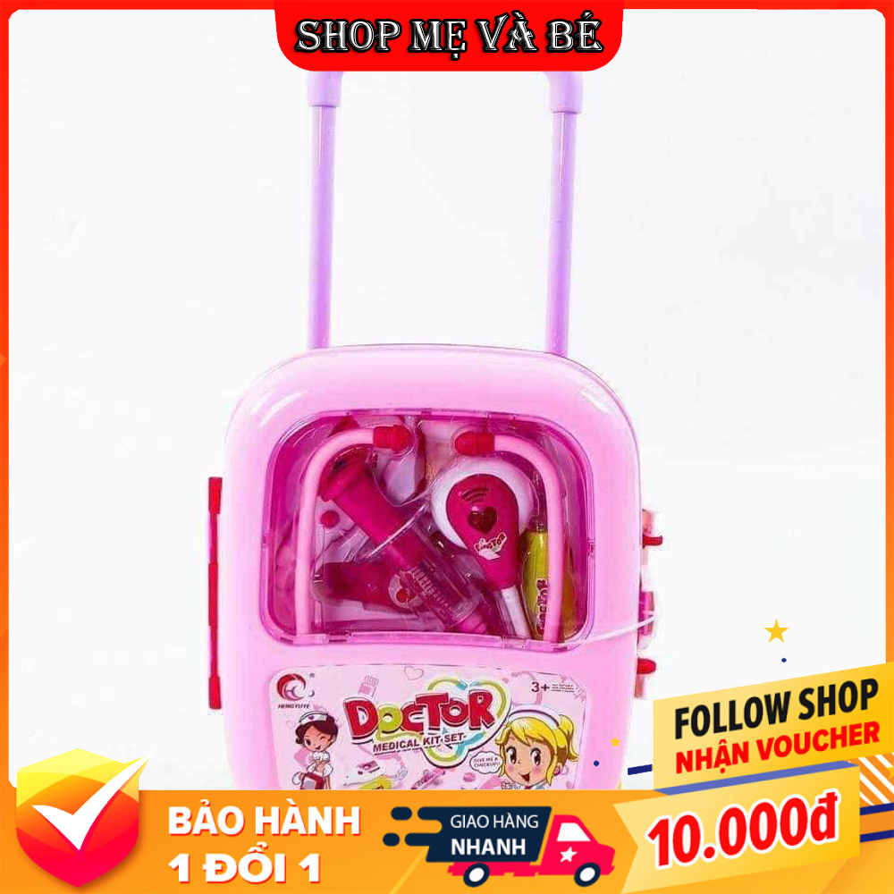 Trọn Bộ Đồ Chơi Bác Sĩ Trong Chiếc Vali , Hiện Đại Dễ Thương Có Bánh Xe Dễ Dàng Di Chuyển Tiện Lợi , Chất Liệu An Toàn, Cao Cấp, Chịu Va Đâp Tốt , Giúp Bé Phát Triển Hơn
