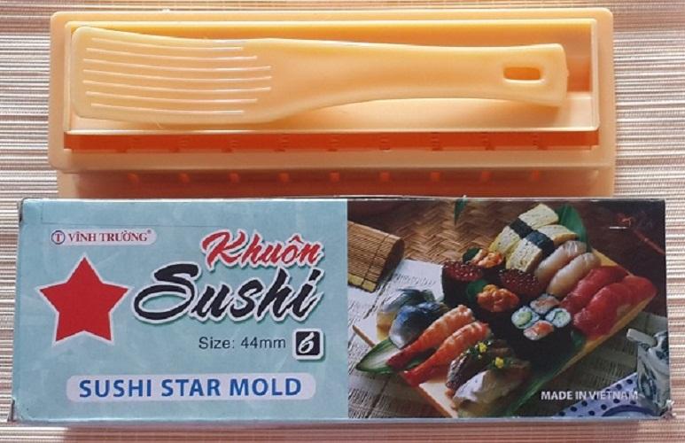 Khuôn sushi nhựa cao cấp hình ngôi sao