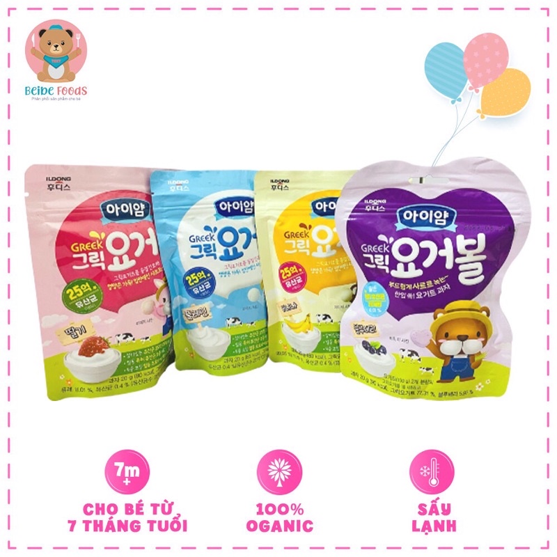 Sữa Chua Khô Trái Cây Ildong Hàn Quốc Cho Bé Từ 6 Tháng Tuổi