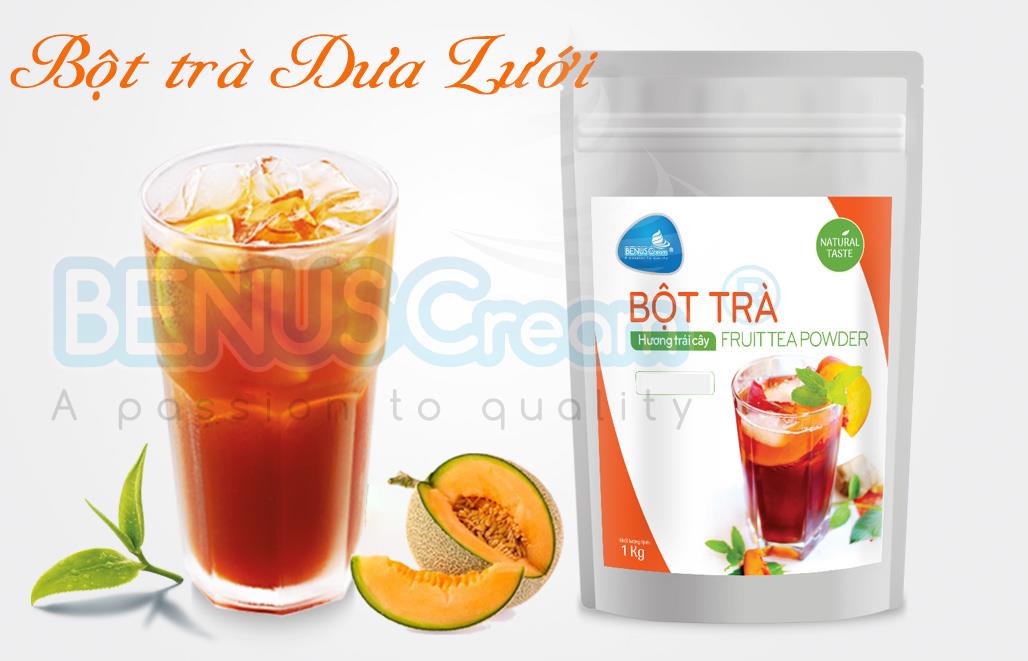 Bột Trà Hòa Tan BENUSCream - Vị Dưa Lưới