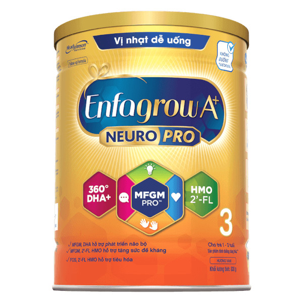Sữa bột Enfagrow A+ neuropro 3 830g vị dễ uống