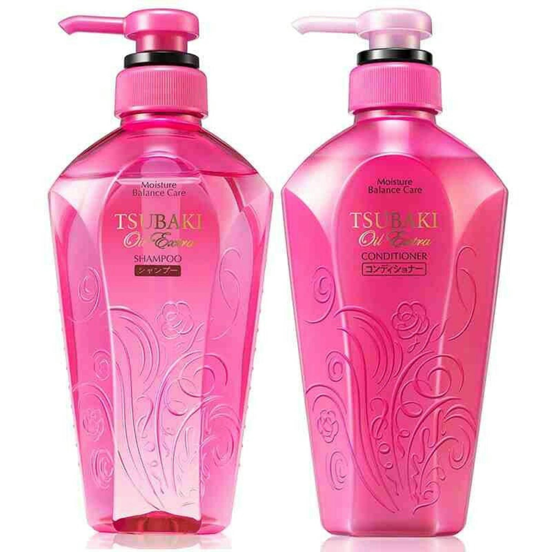 Dầu gội và dầu xả tsubaki oil extra