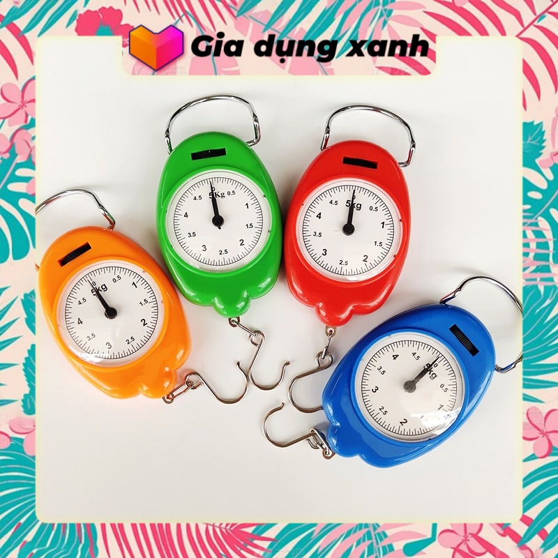 Cân treo mini Nhơn Hòa - Cân treo mini cầm tay nặng 5kg, màu sắc ngẫu nhiên
