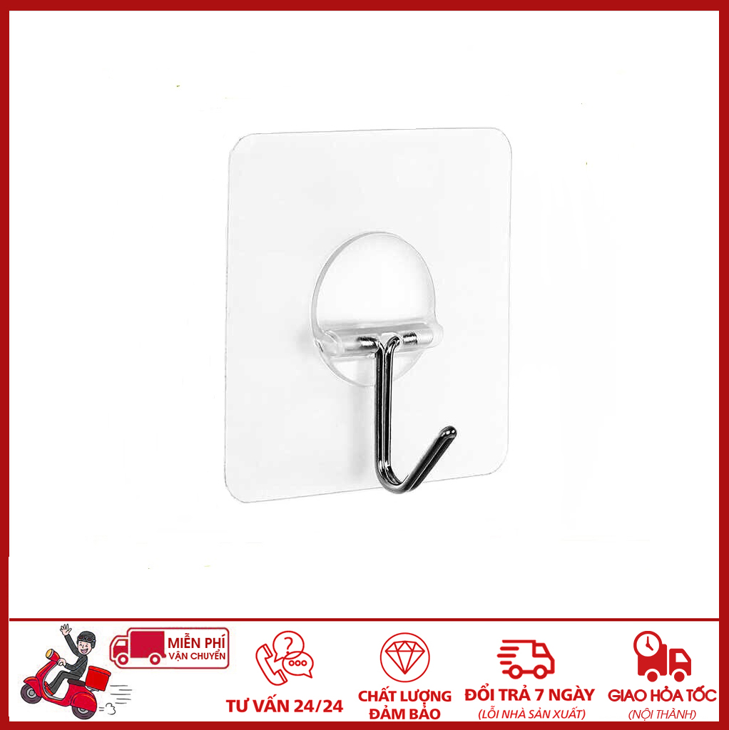 ⛔GIADUNGHOALONG⛔ Bộ 10 móc dính cường lực (LOẠI TRONG - LOẠI 10 CÁI)