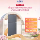 [SALE SỐC] Tủ lạnh ngăn đông trên Aqua 328L AQR-T380FA(SL) - Công nghệ Twin Inverter siêu tiết kiệm điện - Bảo hành chính hãng 2 năm