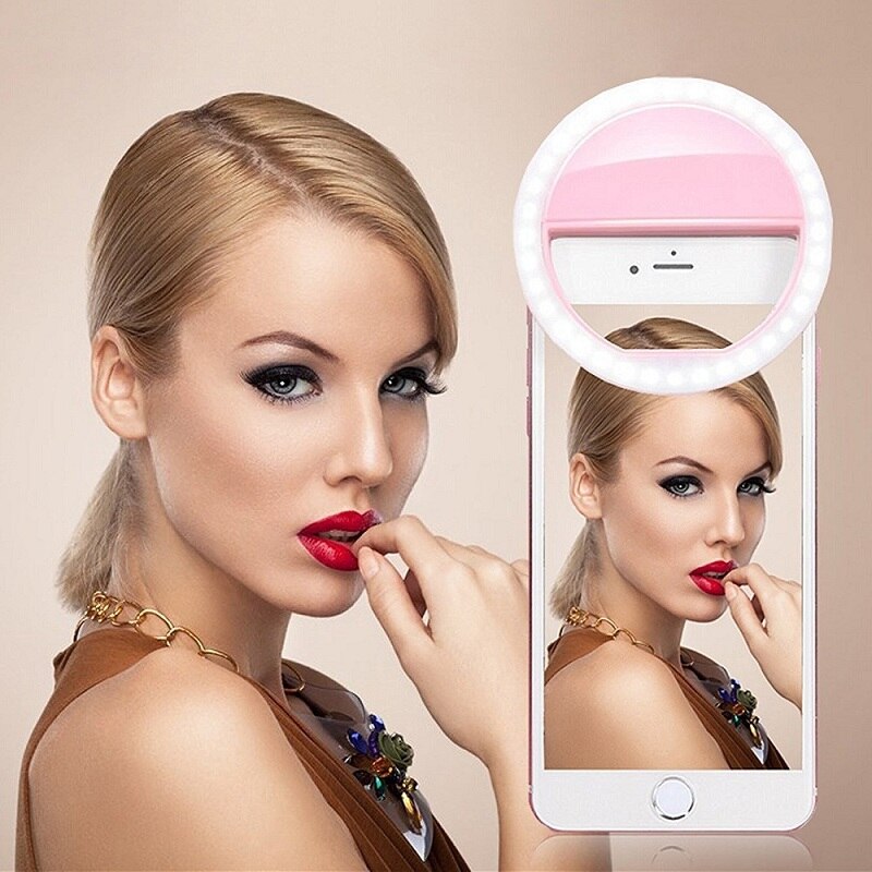Đèn LED Selfie - Chụp ảnh tự sướng 3 chế độ sáng