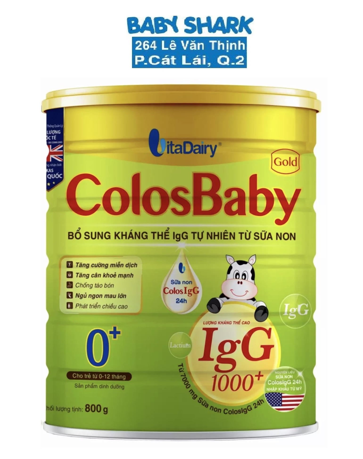 Colosbaby Gold 0+ 800g hàng nguyên mã code HSD 4 2024