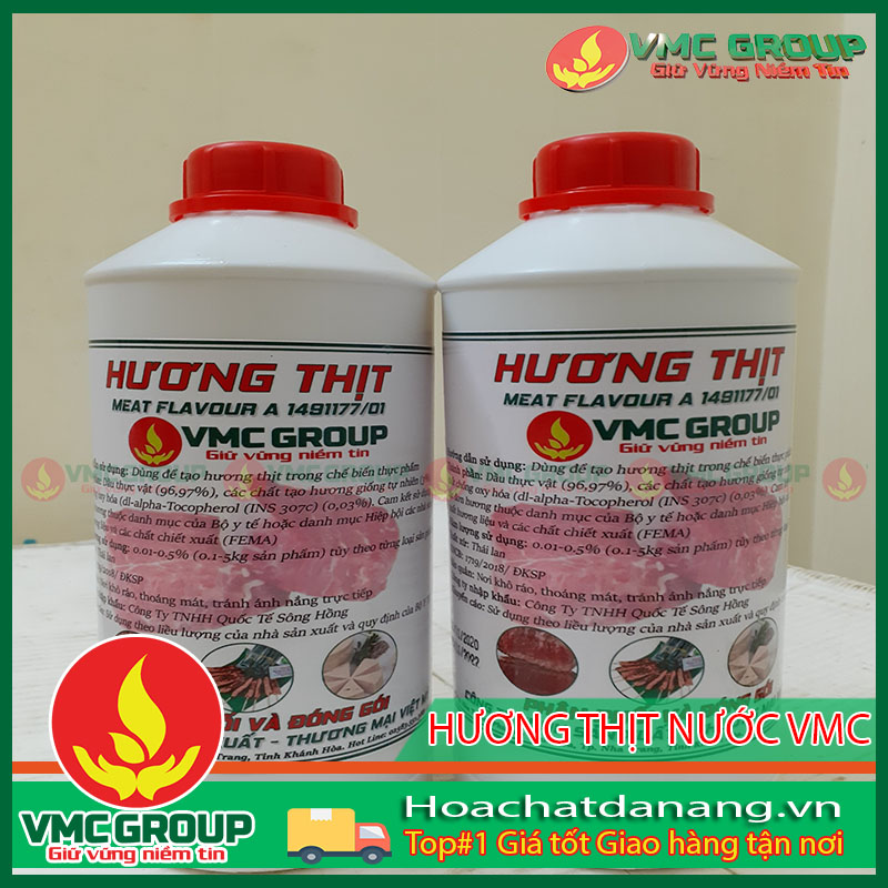 Chai 1 kg hương thịt heo nước vmc