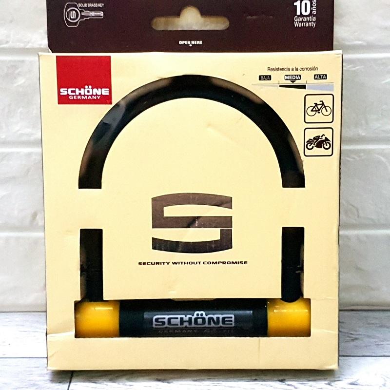 Ổ khoá bánh xe máy schone chữ u sc - 210 loại lớn