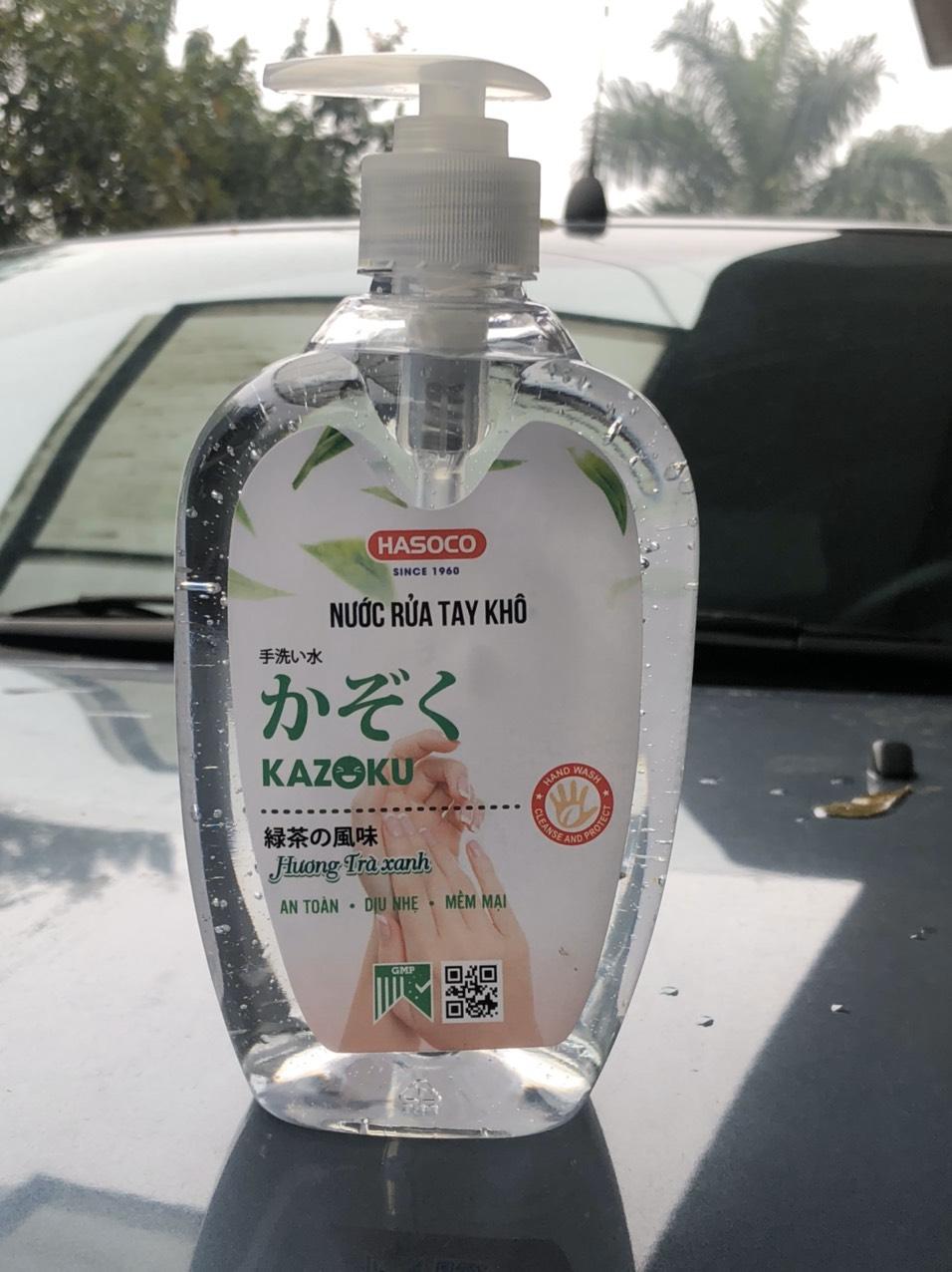 CHAI NƯỚC RỬA TAY KHÔ HASOCO - KAZOKU - 190ml