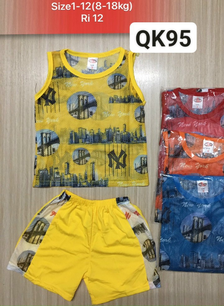 Combo 3 bộ lưới cho bé trai 7-20kg
